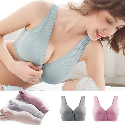 MomeLuxe Cotton Maternity Nursing Bra
