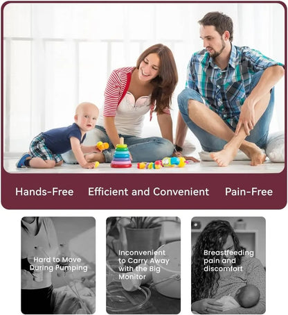 Hands-Free Wearable Breast Pump for New Moms (Single)
