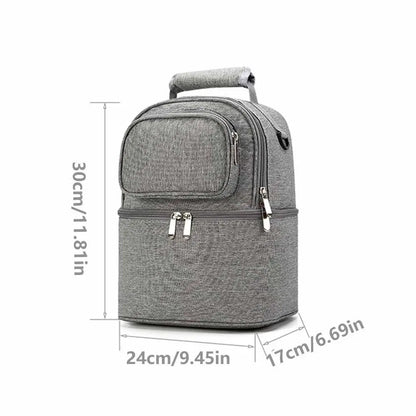 MomeLuxe Insulated Maternity Backpack with Breast Milk Cooler
