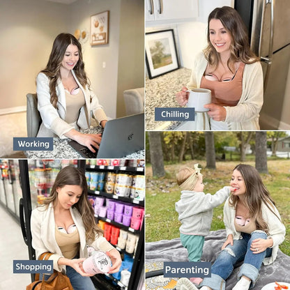 Hands-Free Wearable Breast Pump for New Moms (Single)