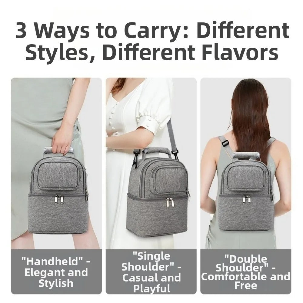MomeLuxe Insulated Maternity Backpack with Breast Milk Cooler